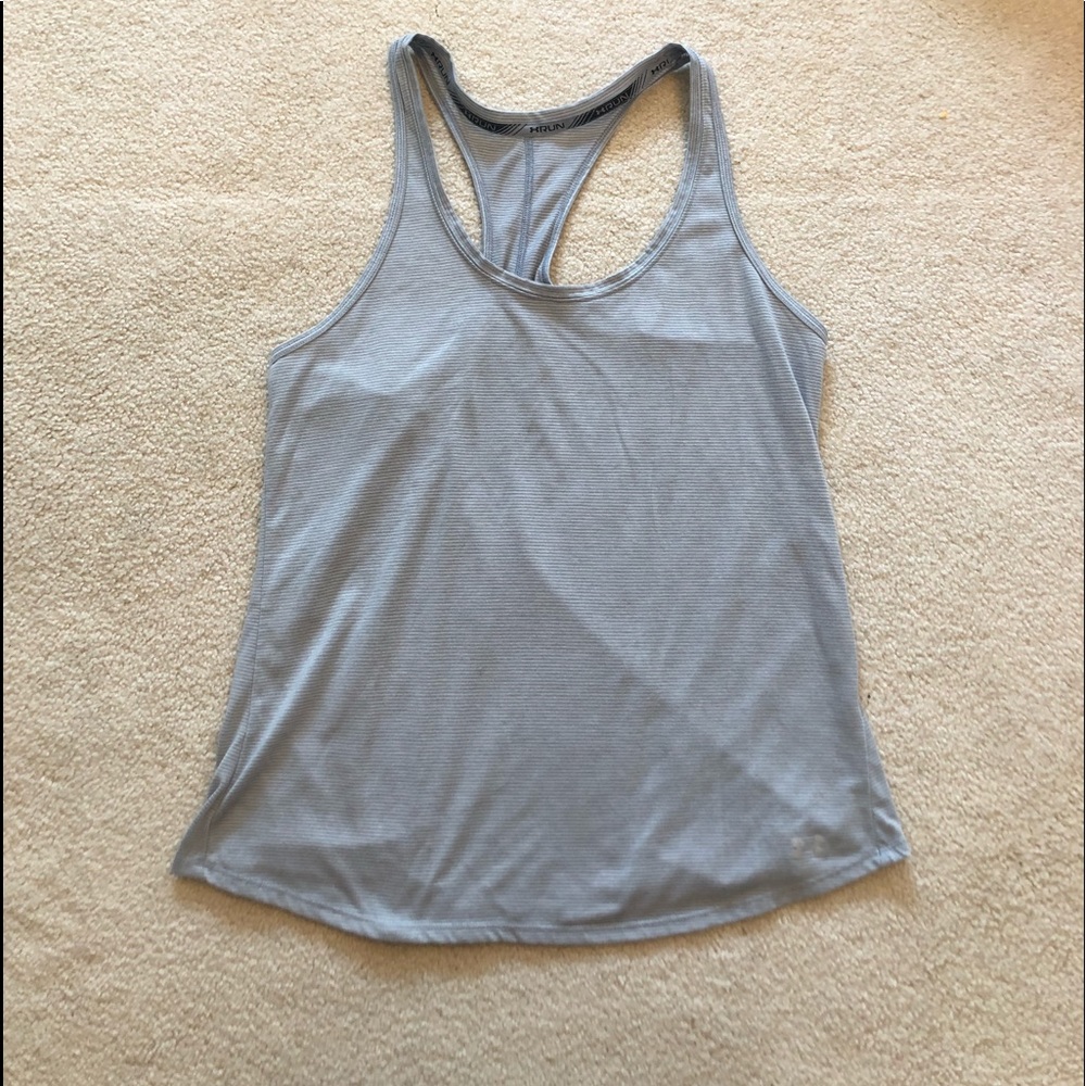 Grey Under Armor Athletic Tank Top